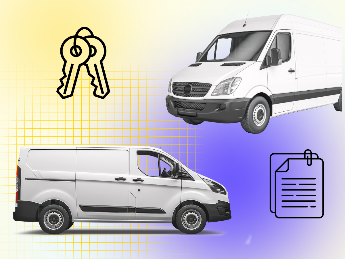 Hire a courier van