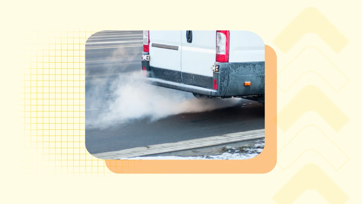 Carbon calculators for courier drivers