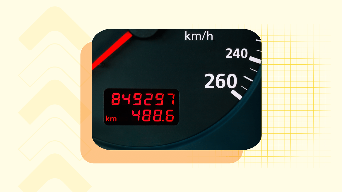 Mileage records for couriers