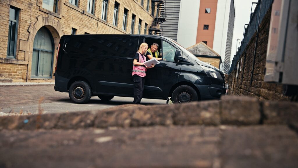 Zoom Courier Services' original van