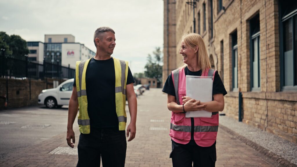 Gareth and Kelly of Zoom Courier Services